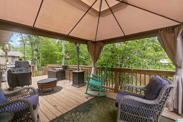 984 Knobloch Ln, Moody, AL 35004 - wooden deck featuring a gazebo