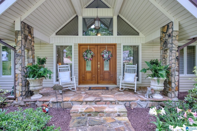 179 Idlewood Cir, Alexandria, AL 36250 - view of exterior entry with a porch