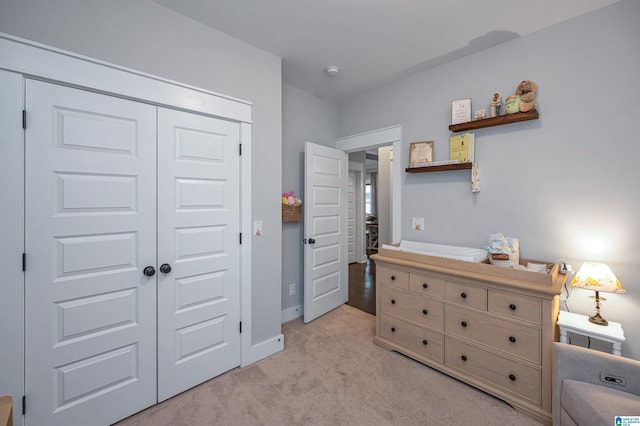 3951 Crest Lndg, Irondale, AL 35210 - bedroom featuring light colored carpet and a closet