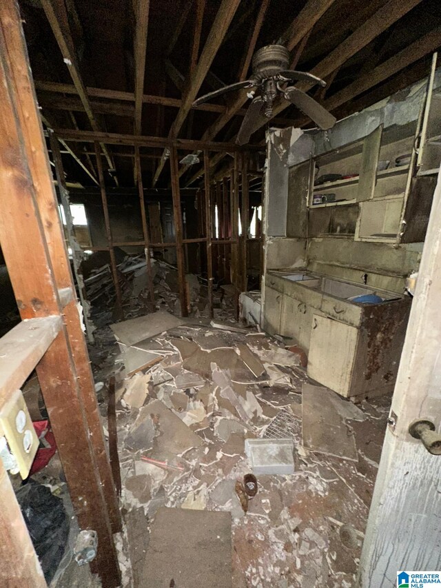 2345 1st St S, Birmingham, AL 35205 - miscellaneous room with ceiling fan