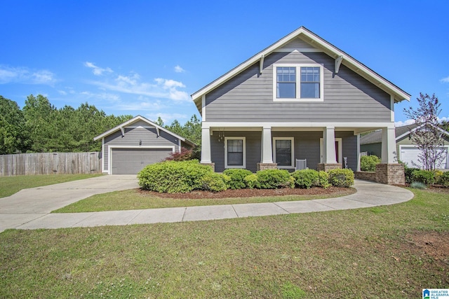 624 Enclave Ln, Calera, AL 35040 - craftsman inspired home with a garage and a porch