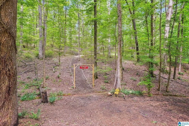 8526 Scenic Ridge Dr, Pinson, AL 35126 - view of yard with a forest view