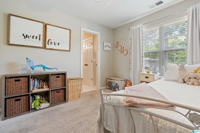 1051 Oak Meadows Rd, Birmingham, AL 35242 - carpeted bedroom with a ceiling fan
