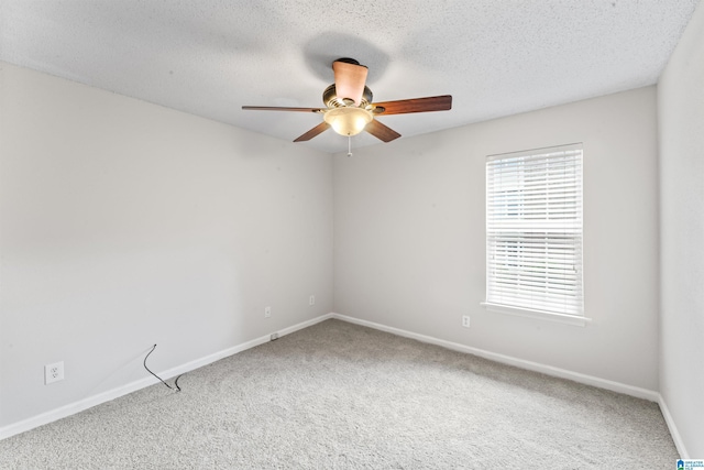 505 Patton Chapel Way Unit 505, Hoover, AL 35226 - carpeted spare room featuring ceiling fan, baseboards, and a textured ceiling