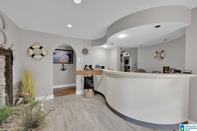 4150 County Highway 13, Locust Fork, AL 35097 - welcome area with arched walkways and recessed lighting