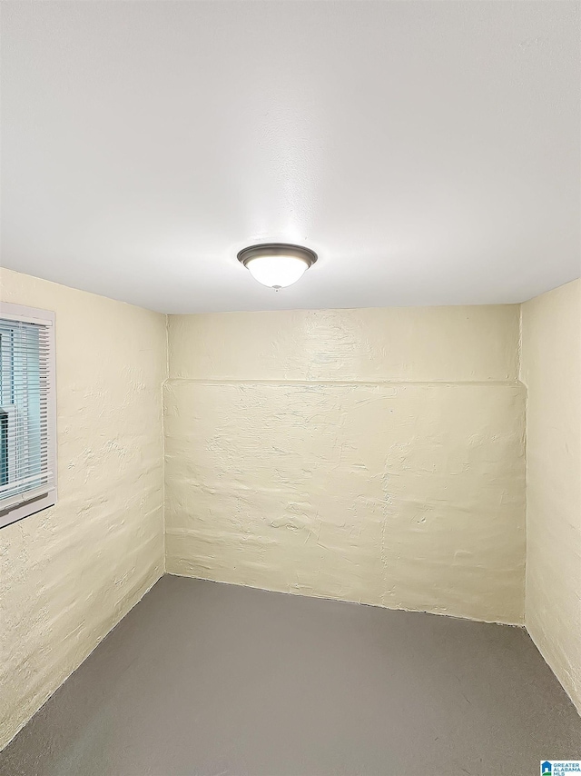 view of basement