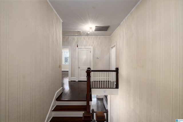 1479 Milner Cres S, Birmingham, AL 35205 - stairway with attic access and wood finished floors