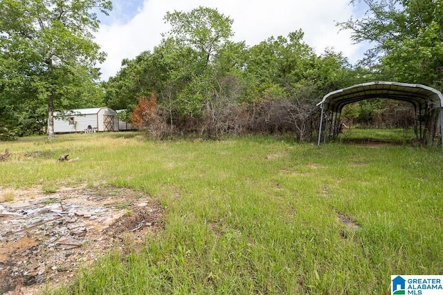 105 Mountain View Ln, Springville, AL 35146 - view of yard with a carport