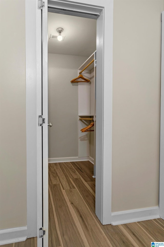 105 Mountain View Ln, Springville, AL 35146 - walk in closet featuring wood finished floors