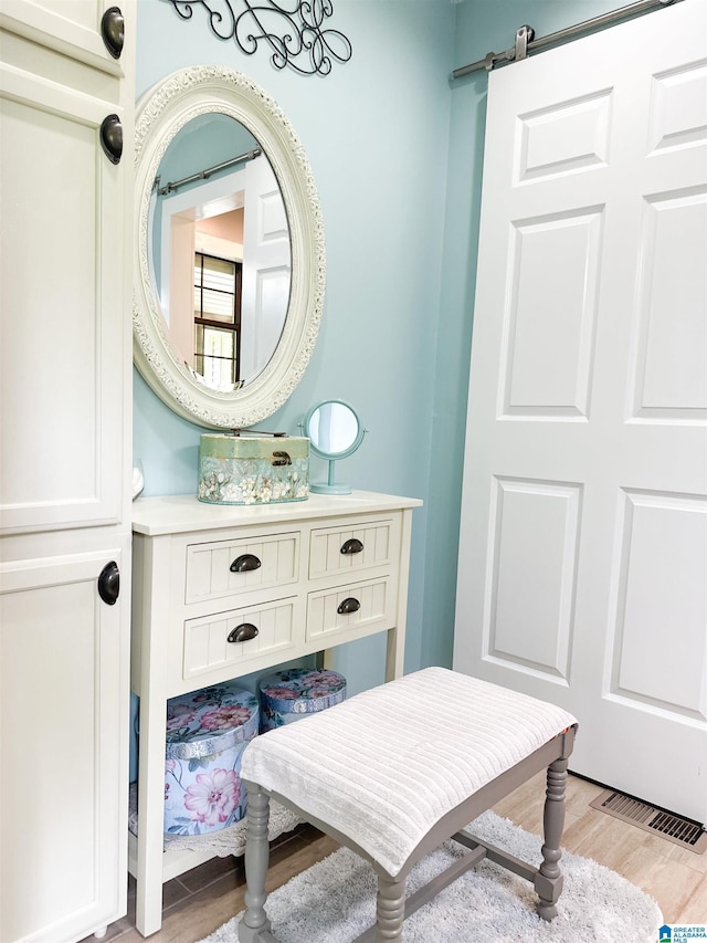 3455 Self Creek Rd, Warrior, AL 35180 - bathroom featuring wood finished floors and vanity