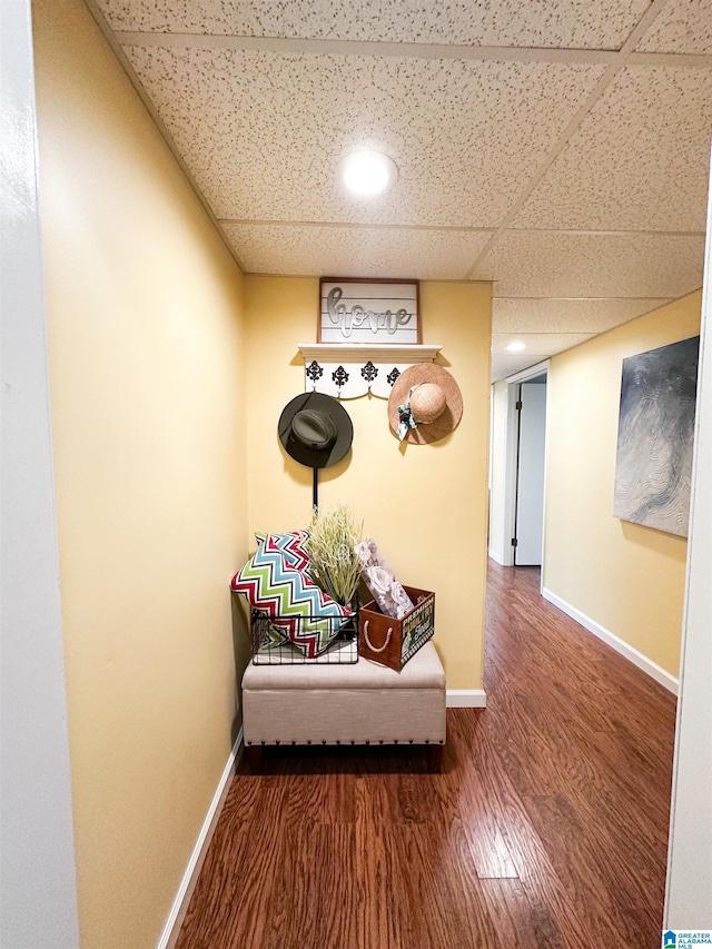 3455 Self Creek Rd, Warrior, AL 35180 - corridor featuring wood finished floors, baseboards, and recessed lighting