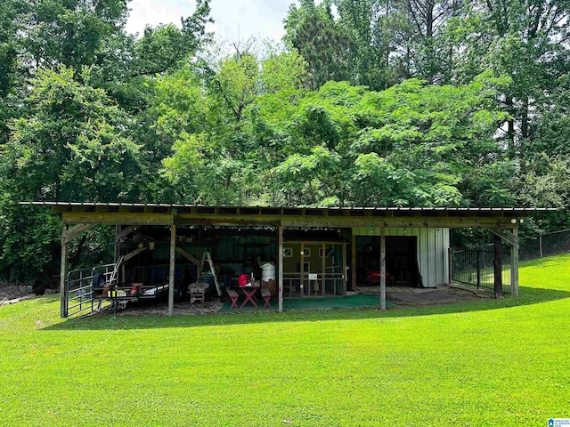 3455 Self Creek Rd, Warrior, AL 35180 - view of pole building featuring a yard