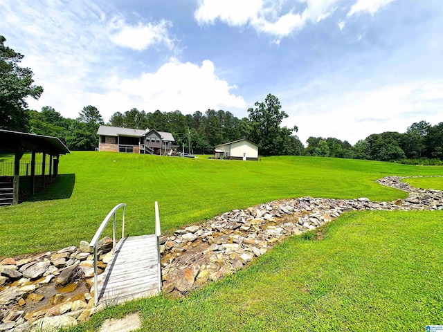 3455 Self Creek Rd, Warrior, AL 35180 - view of green lawn featuring view of scattered trees