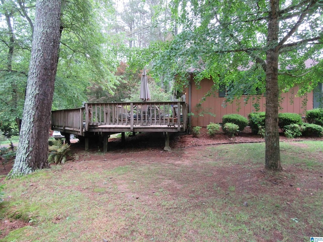 3212 County Road 730, Cullman, AL 35055 - view of yard featuring a deck