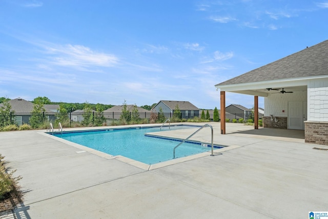 204 Koslin Loop, Calera, AL 35040 - community pool featuring a patio area and a residential view