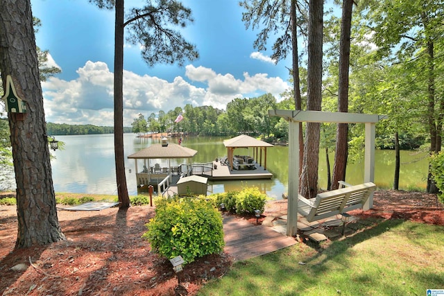 2974 Crescent Crest Dr, Wedowee, AL 36278 - dock with a water view