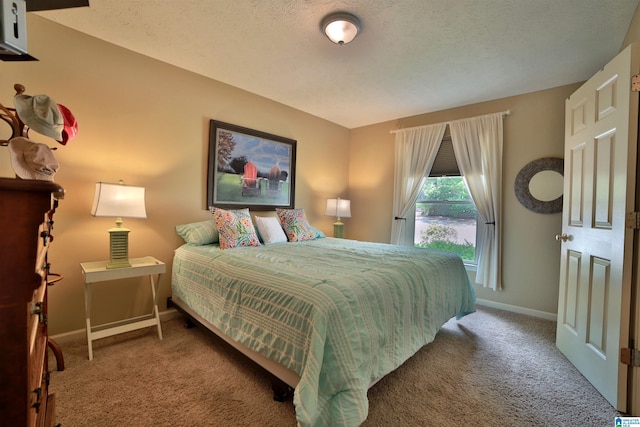 2974 Crescent Crest Dr, Wedowee, AL 36278 - carpeted bedroom featuring baseboards and a textured ceiling