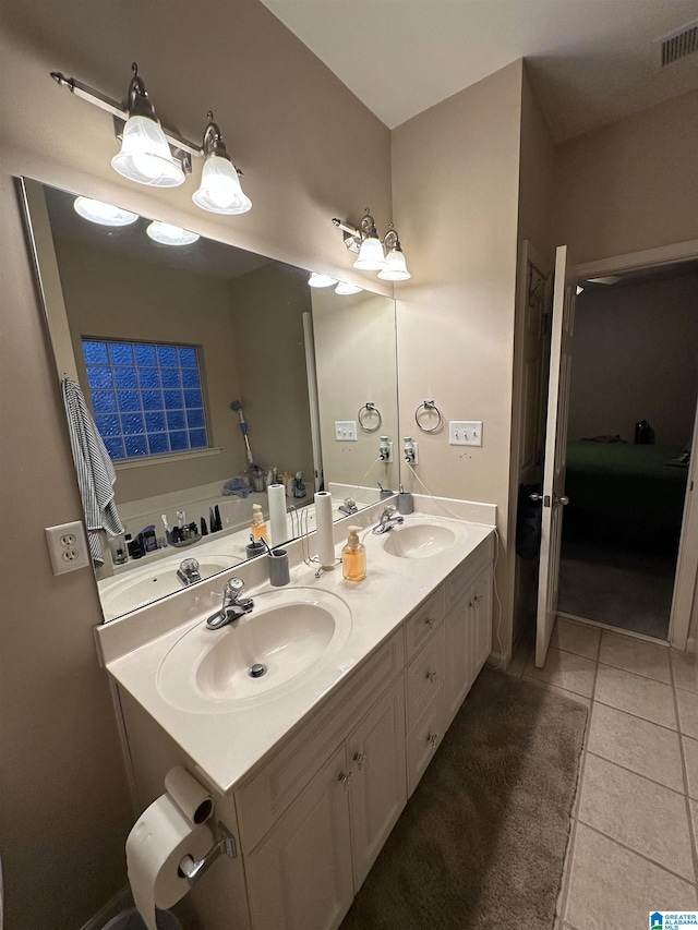 4117 Jubilee Ln, Moody, AL 35004 - bathroom featuring tile patterned floors and double vanity