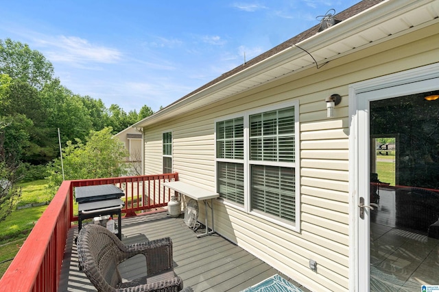 180 Thornberry Dr, Hayden, AL 35079 - wooden terrace featuring area for grilling