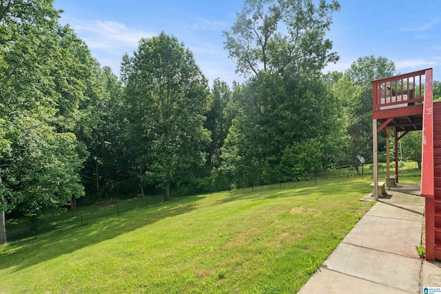 180 Thornberry Dr, Hayden, AL 35079 - view of yard featuring a wooden deck