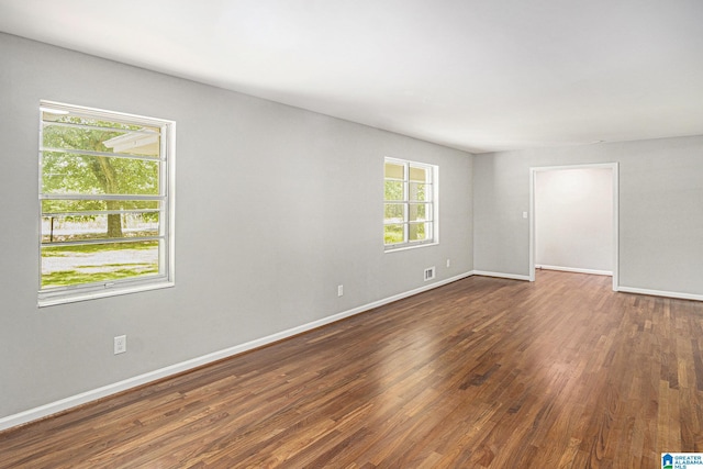 6365 Pocahontas Rd, Bessemer, AL 35022 - empty room featuring dark wood finished floors
