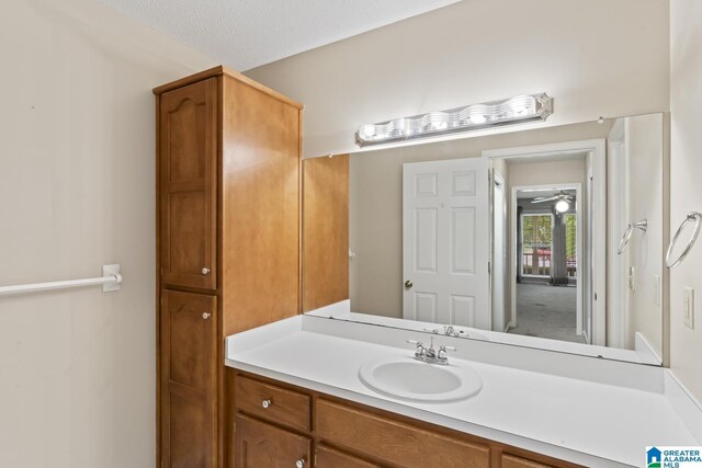 2009 Creely Cir, Birmingham, AL 35235 - bathroom with vanity and a ceiling fan