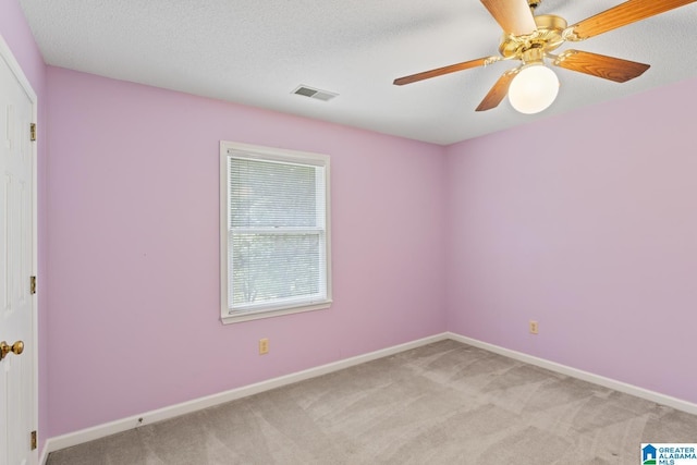 2009 Creely Cir, Birmingham, AL 35235 - spare room with light colored carpet, baseboards, and ceiling fan