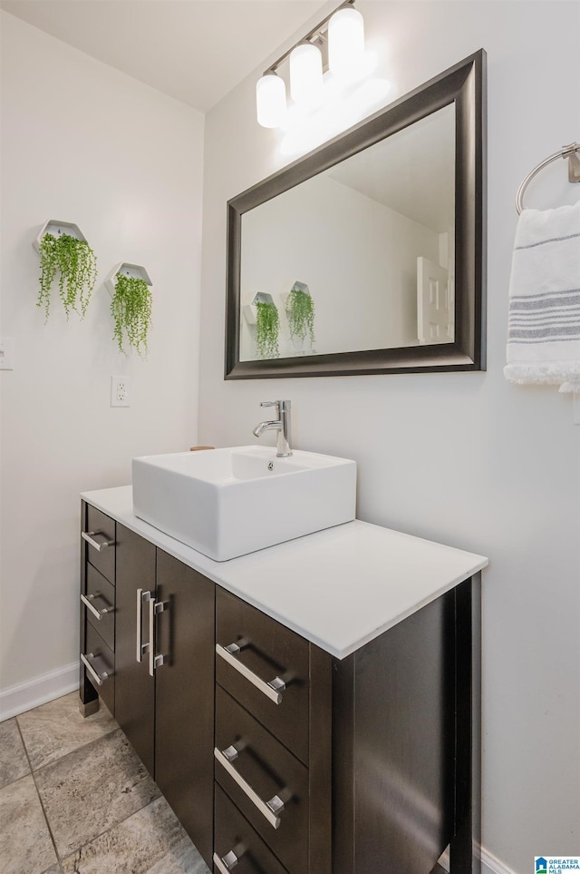 4669 Burning Tree Ln, Pelham, AL 35124 - bathroom featuring vanity and baseboards
