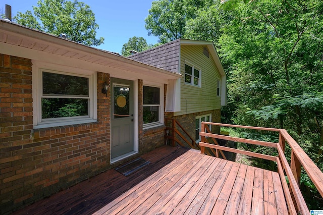 4669 Burning Tree Ln, Pelham, AL 35124 - view of wooden deck