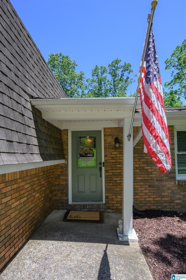 4669 Burning Tree Ln, Pelham, AL 35124 - view of exterior entry with brick siding