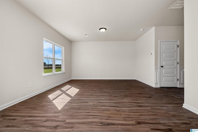 2017 Valley Run, Leeds, AL 35094 - unfurnished room featuring dark wood-type flooring and baseboards
