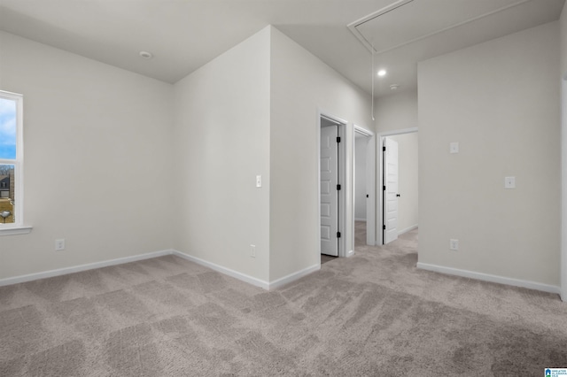 2017 Valley Run, Leeds, AL 35094 - carpeted empty room featuring attic access and baseboards