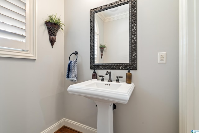 1048 Eagle Hollow Dr, Birmingham, AL 35242 - bathroom with ornamental molding and baseboards