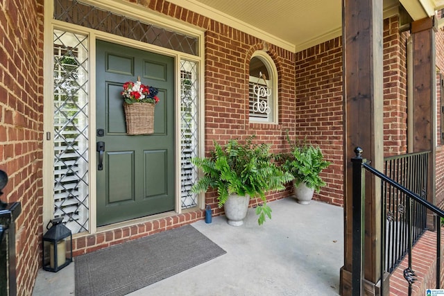 1048 Eagle Hollow Dr, Birmingham, AL 35242 - entrance to property featuring brick siding and a porch