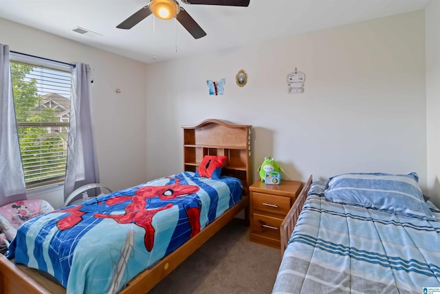 22873 Downing Park Cir, Mccalla, AL 35111 - bedroom with carpet floors and a ceiling fan