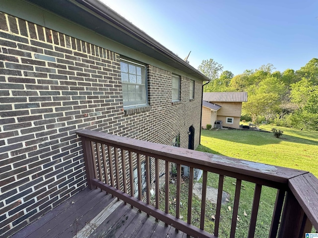 2270 Smithfield Ln N, Birmingham, AL 35207 - wooden terrace featuring a yard