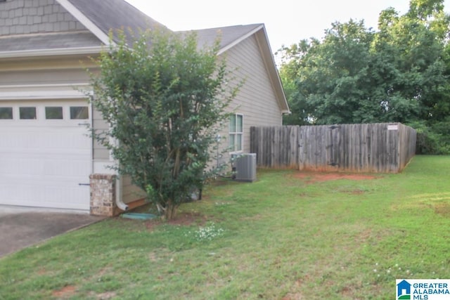 4905 Stonecreek Way, Calera, AL 35040 - view of property exterior featuring a garage and central air condition unit