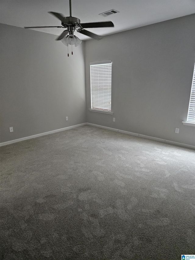 4905 Stonecreek Way, Calera, AL 35040 - carpeted spare room with ceiling fan and baseboards