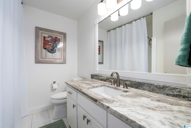 400 Art Hanes Blvd, Birmingham, AL 35213 - full bathroom featuring tile patterned flooring, toilet, vanity, and baseboards