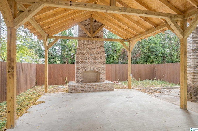 1721 Hackberry Ln Unit 6, Tuscaloosa, AL 35401 - fenced backyard featuring a patio and a gazebo