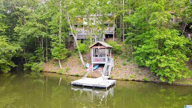 274 County Road 1291, Wedowee, AL 36278 - dock with a water view and stairs