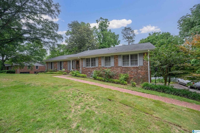 3309 Eaton Rd, Mountain Brook, AL 35223 - single story home featuring brick siding and a front lawn