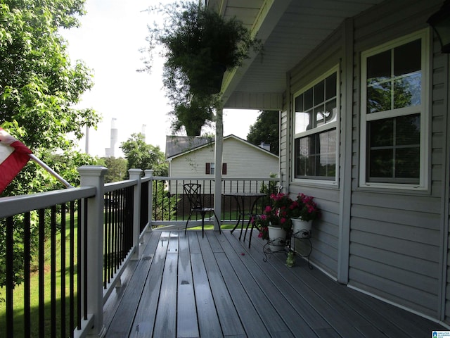 4634 Honeysuckle Rd, Quinton, AL 35130 - view of wooden terrace