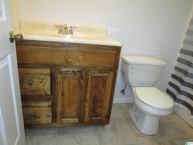 4634 Honeysuckle Rd, Quinton, AL 35130 - full bathroom with toilet, vanity, and baseboards