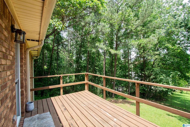 1725 Faircrest Dr, Hueytown, AL 35023 - deck with a lawn