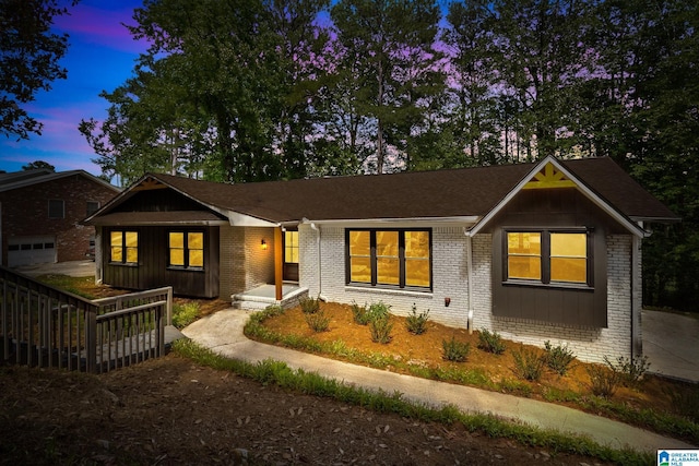 1608 Kestwick Dr, Hoover, AL 35226 - ranch-style home with brick siding and roof with shingles