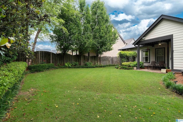 3701 James Hill Ter, Hoover, AL 35226 - view of yard featuring a patio