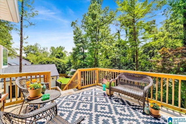 113 Pine Cliff Cir, Hoover, AL 35226 - view of deck