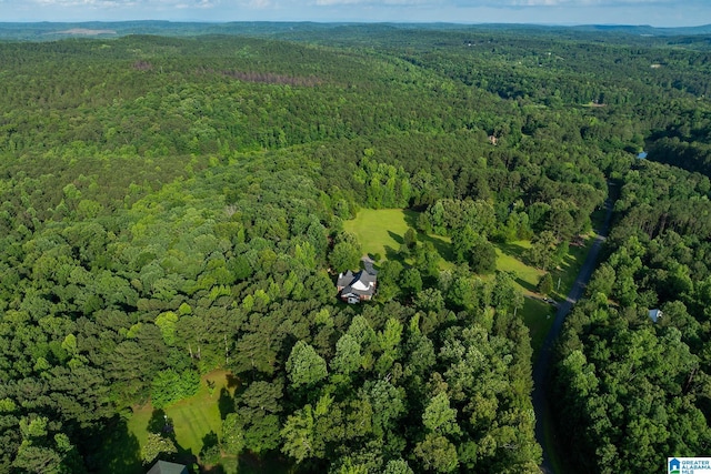 295 Ridge View Way, Springville, AL 35146 - aerial view of property and surrounding area with a forest