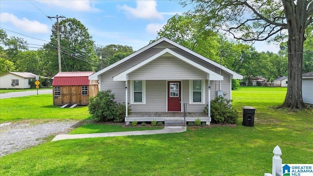 114NW Morgan Ave, Cullman, AL 35055 - view of front of home featuring a porch and a front lawn